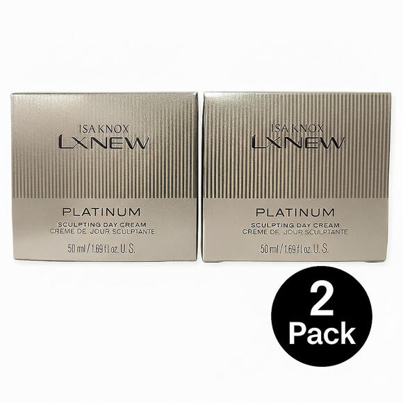 Isa Knox LXNEW Platinum Sculpting Day Cream Lot of 2 50ml Each New - Picture 1 of 6